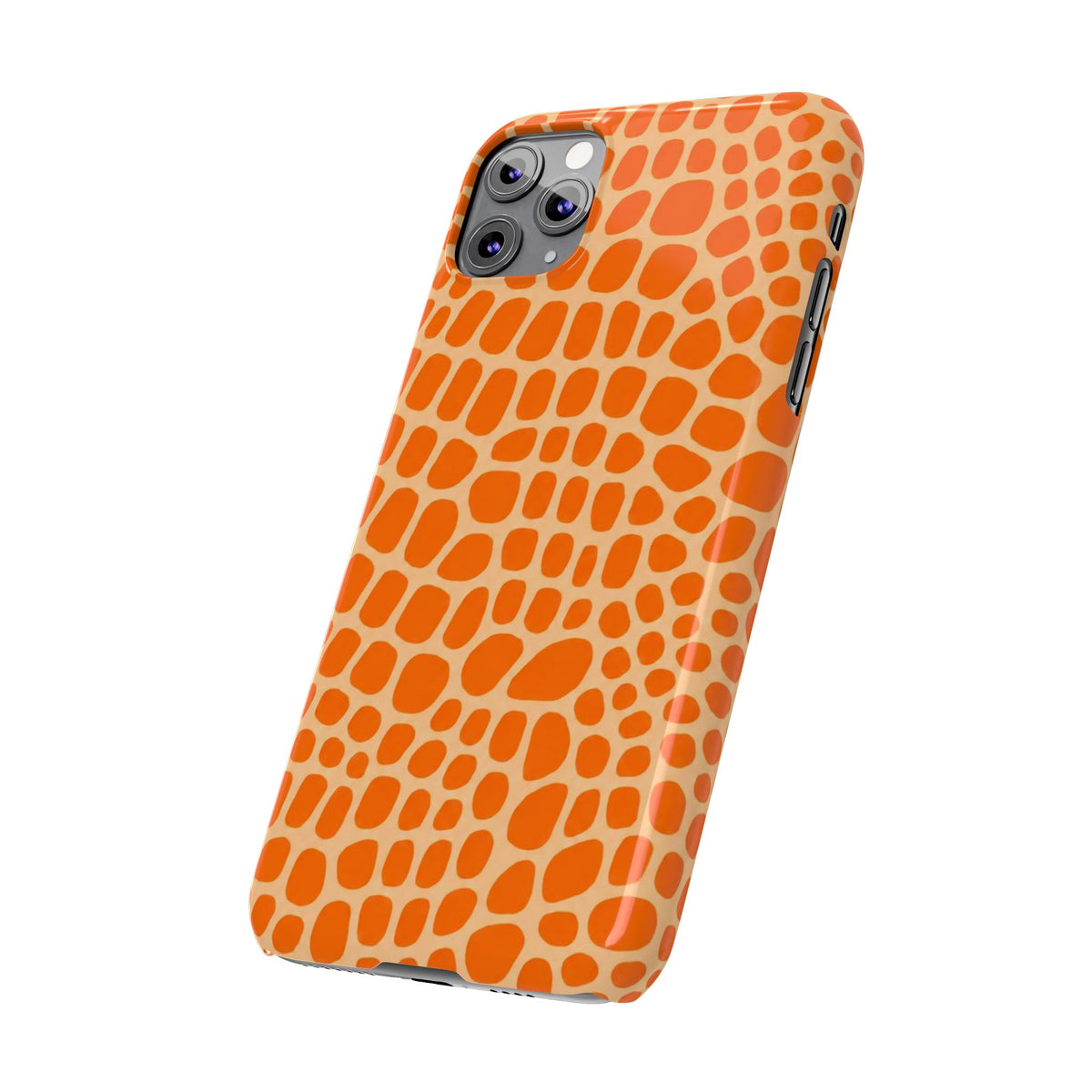 Orange Gator— Slim iphone Case