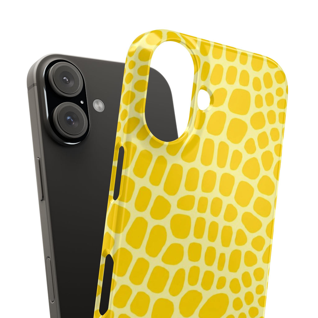 Yellow Gator — Slim iphone Case