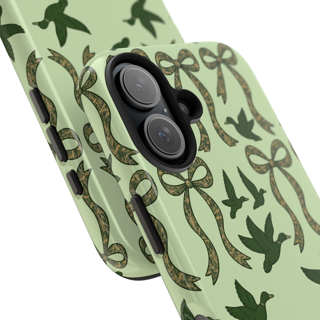 Duck "Cam-bow" - Tough Phone Case (Green)