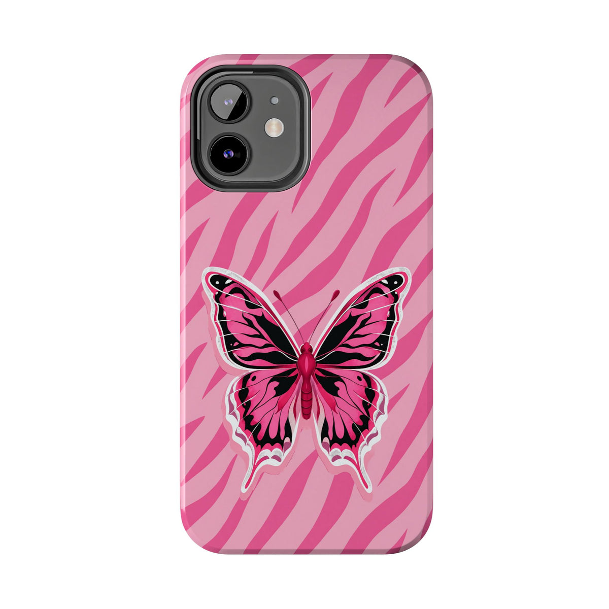Pink Butterfly - Tough Phone Case