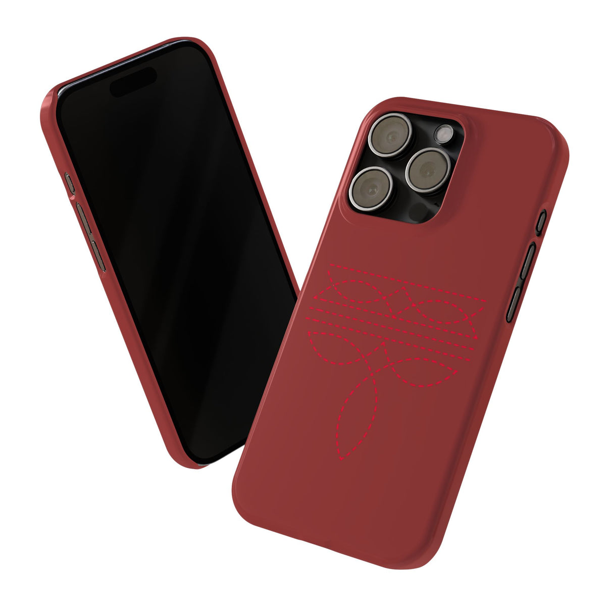 Red Boot Stitch — Slim iphone Case
