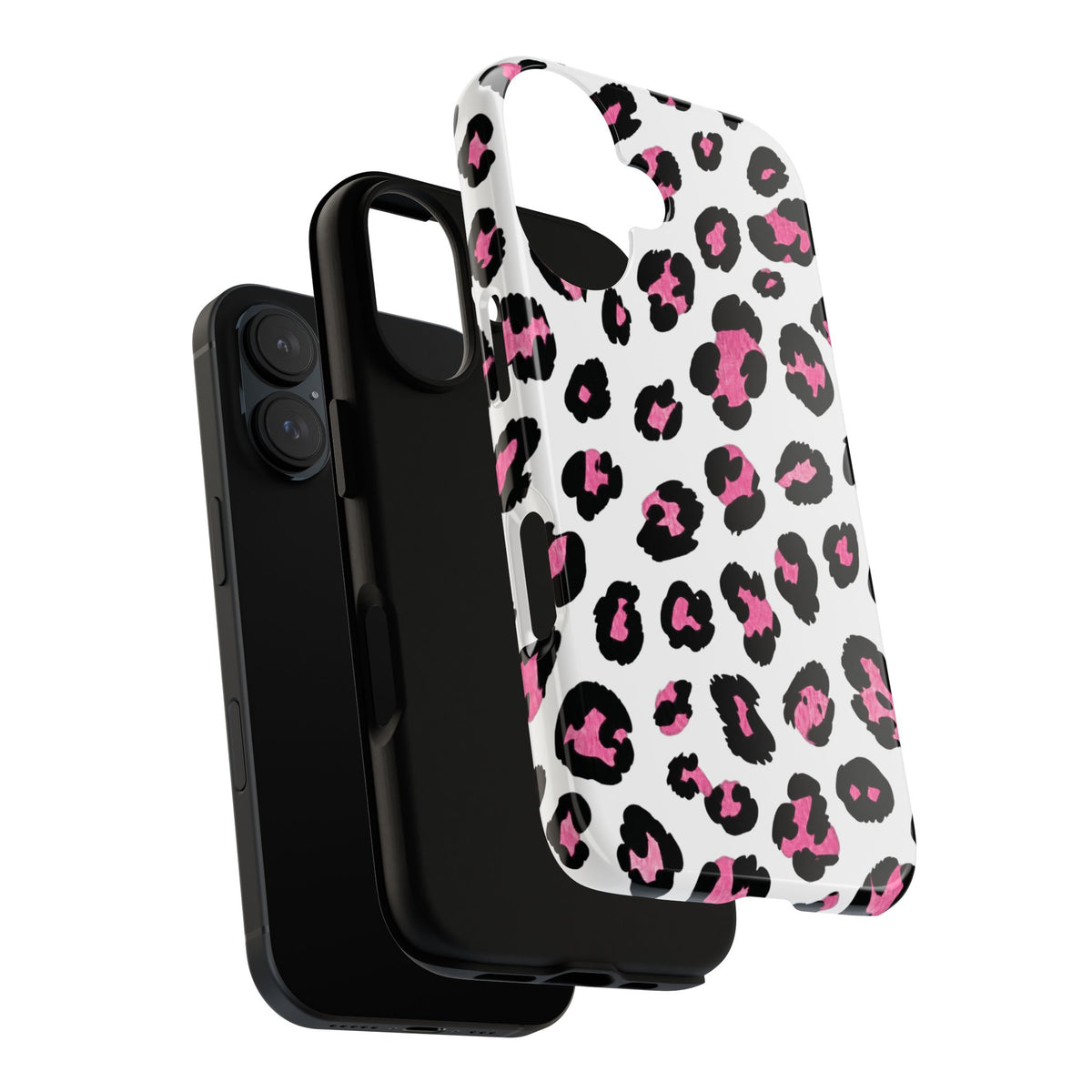 Pink Leopard Print Phone Case — Tough iphone Case