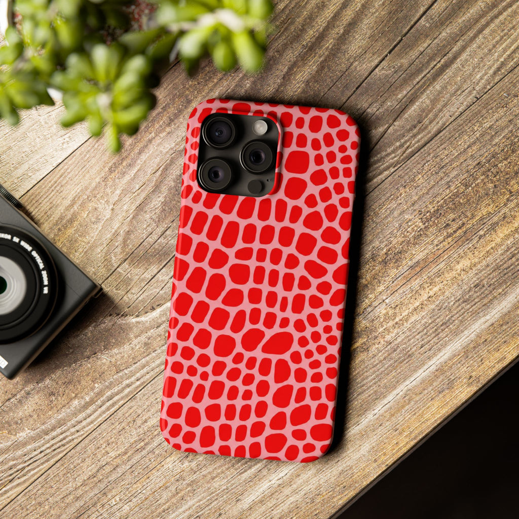 Red Gator — Slim iphone Case