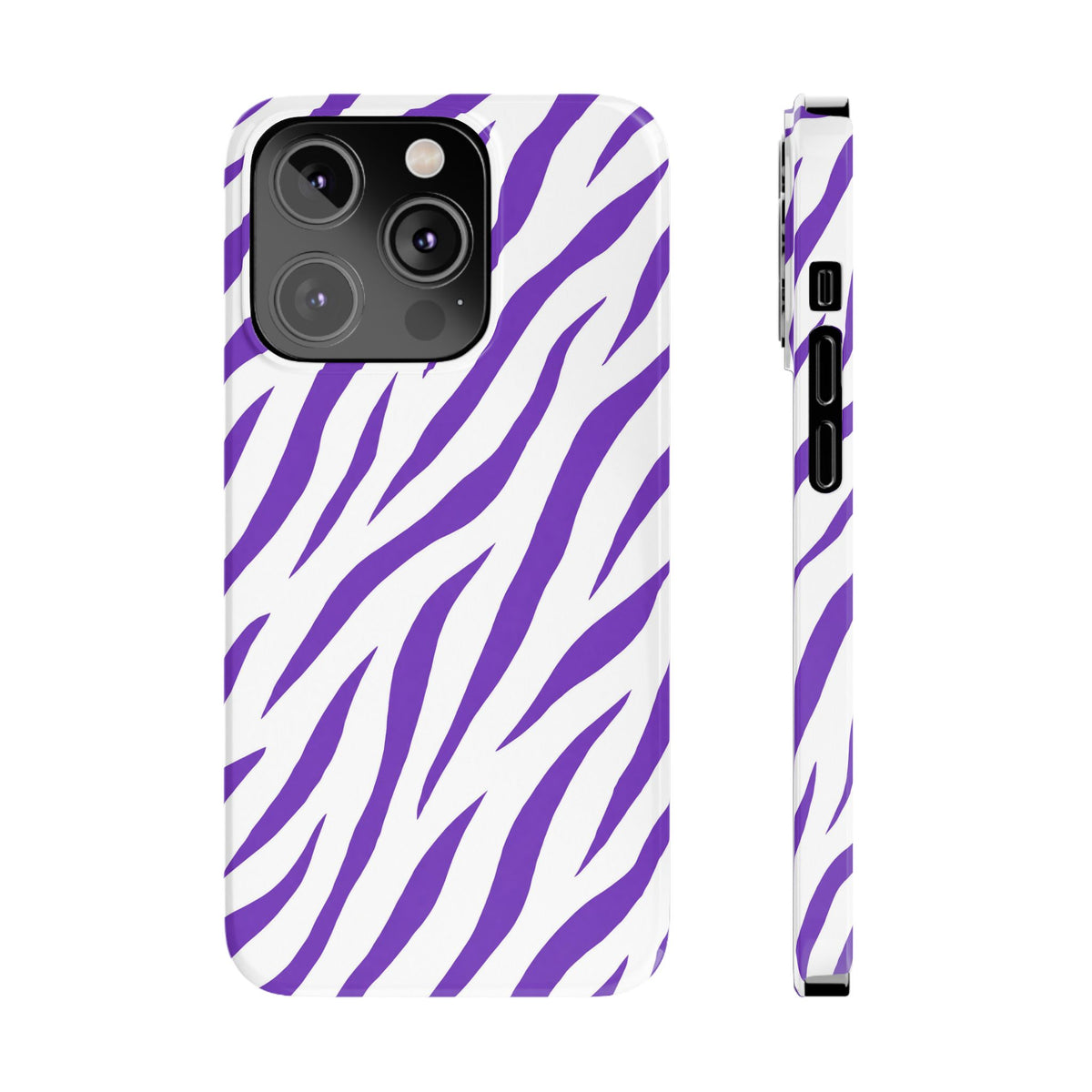 Purple Zebra  — Slim iphone Case