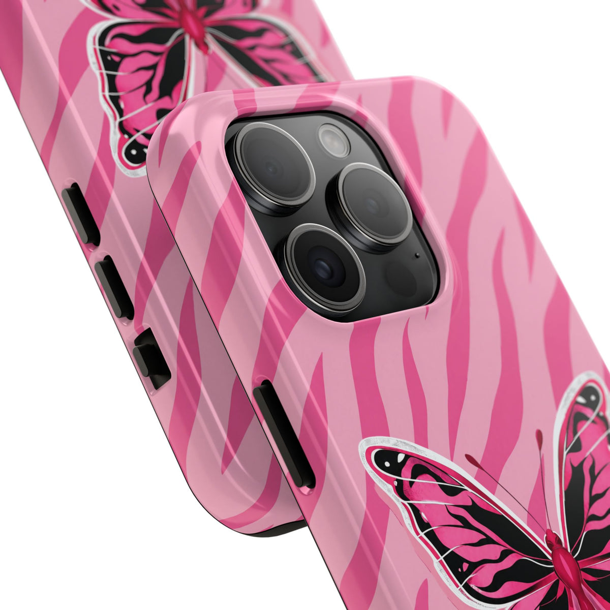 Pink Butterfly - Tough Phone Case