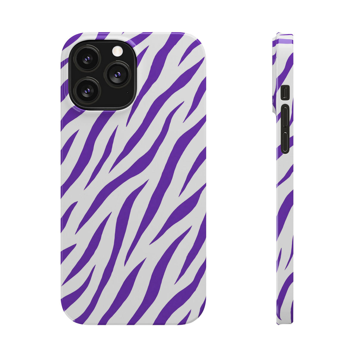 Purple Zebra  — Slim iphone Case