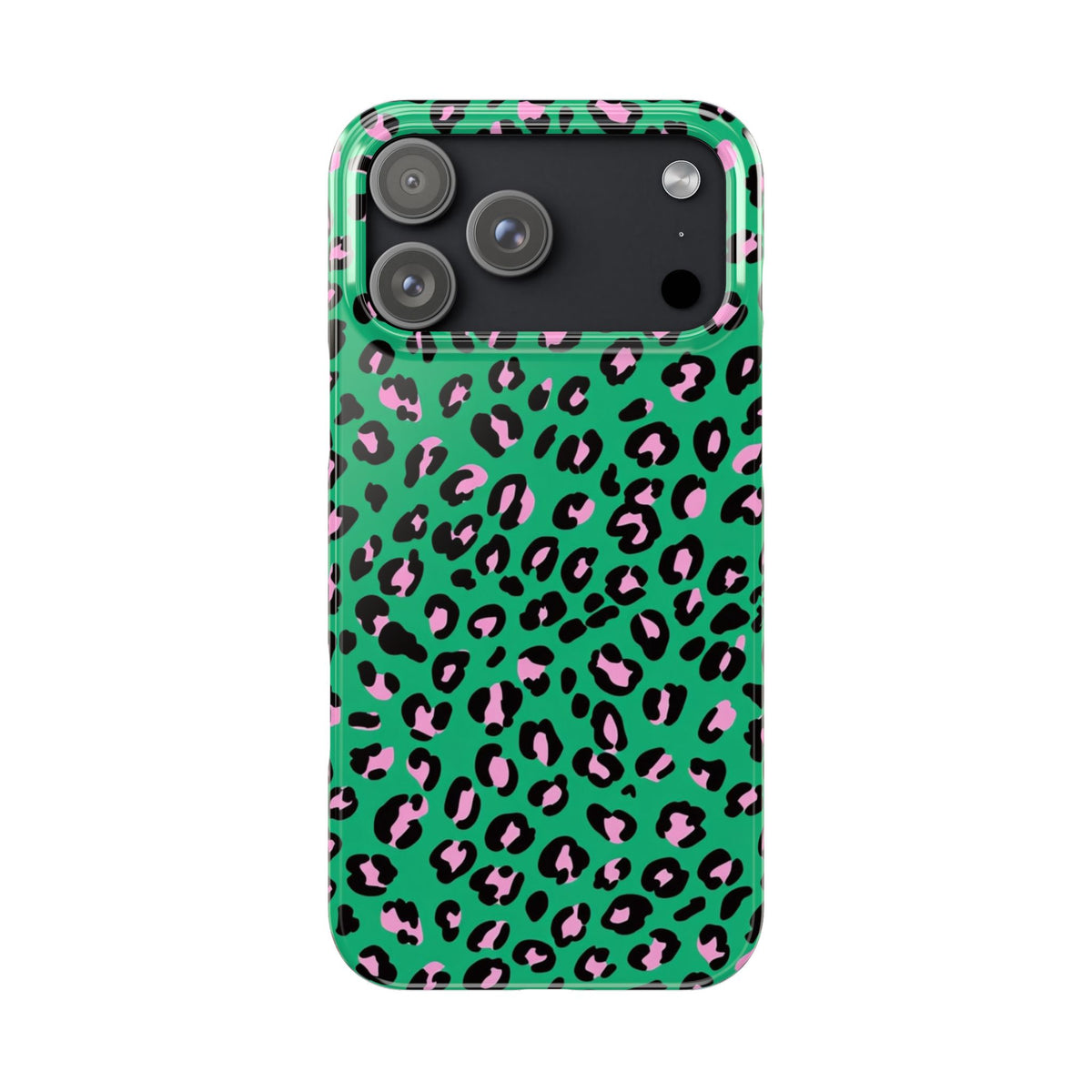 Green & Pink Leopard — Slim iphone Case