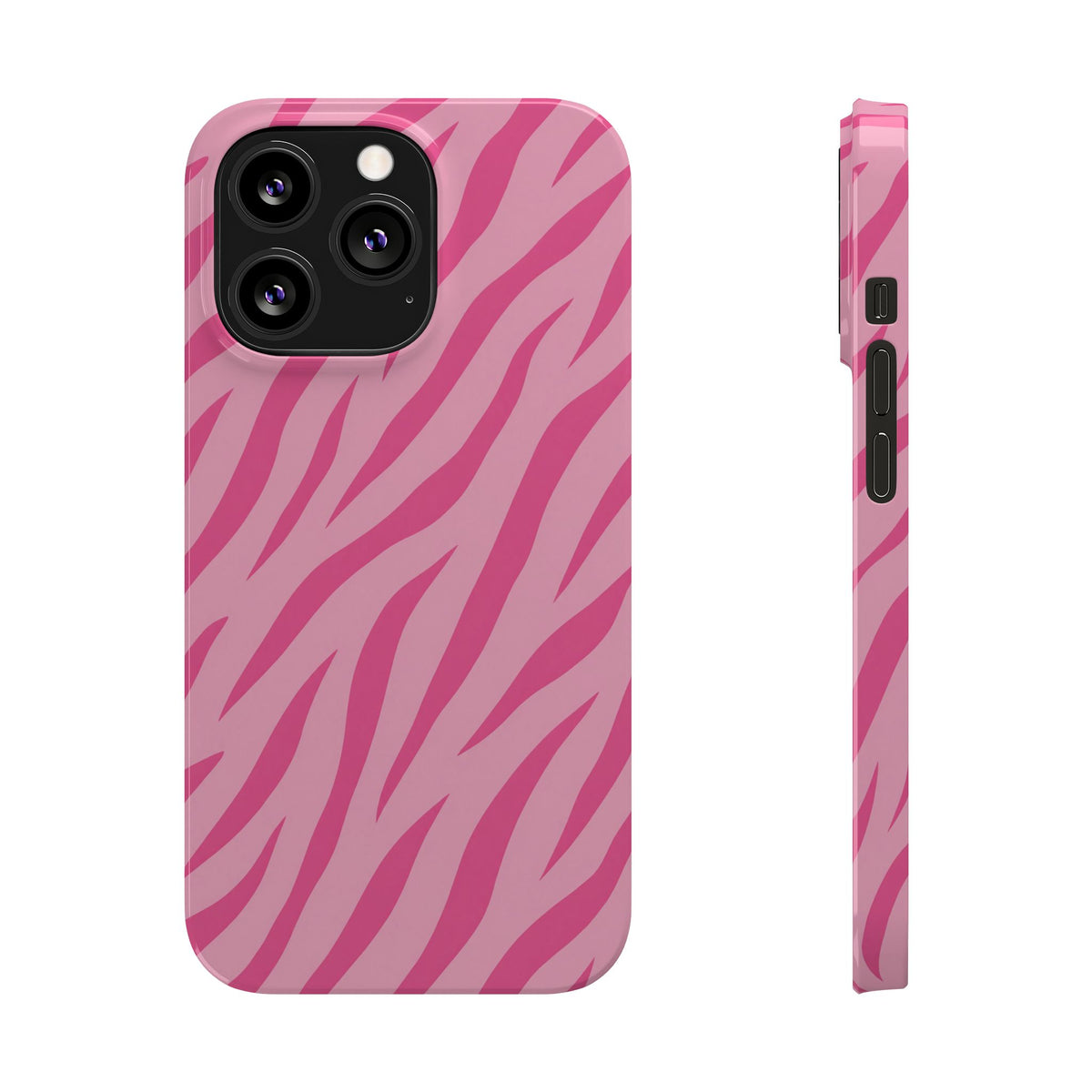 Pink Zebra— Slim iphone Case