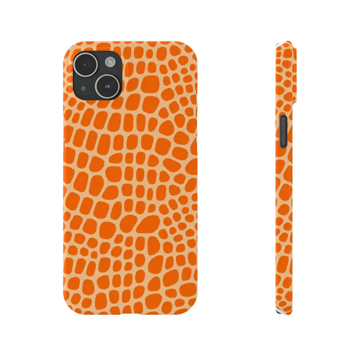 Orange Gator— Slim iphone Case