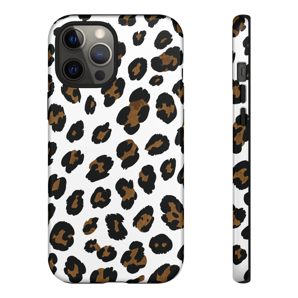 White Classic Leopard — Tough iphone case