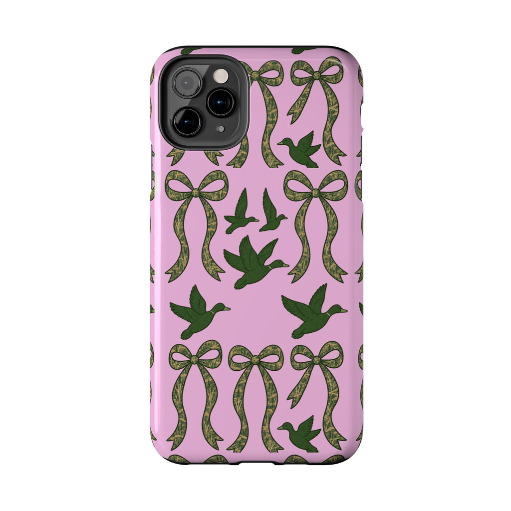 Duck "Cam-bow"— Tough Phone Case (Pink)