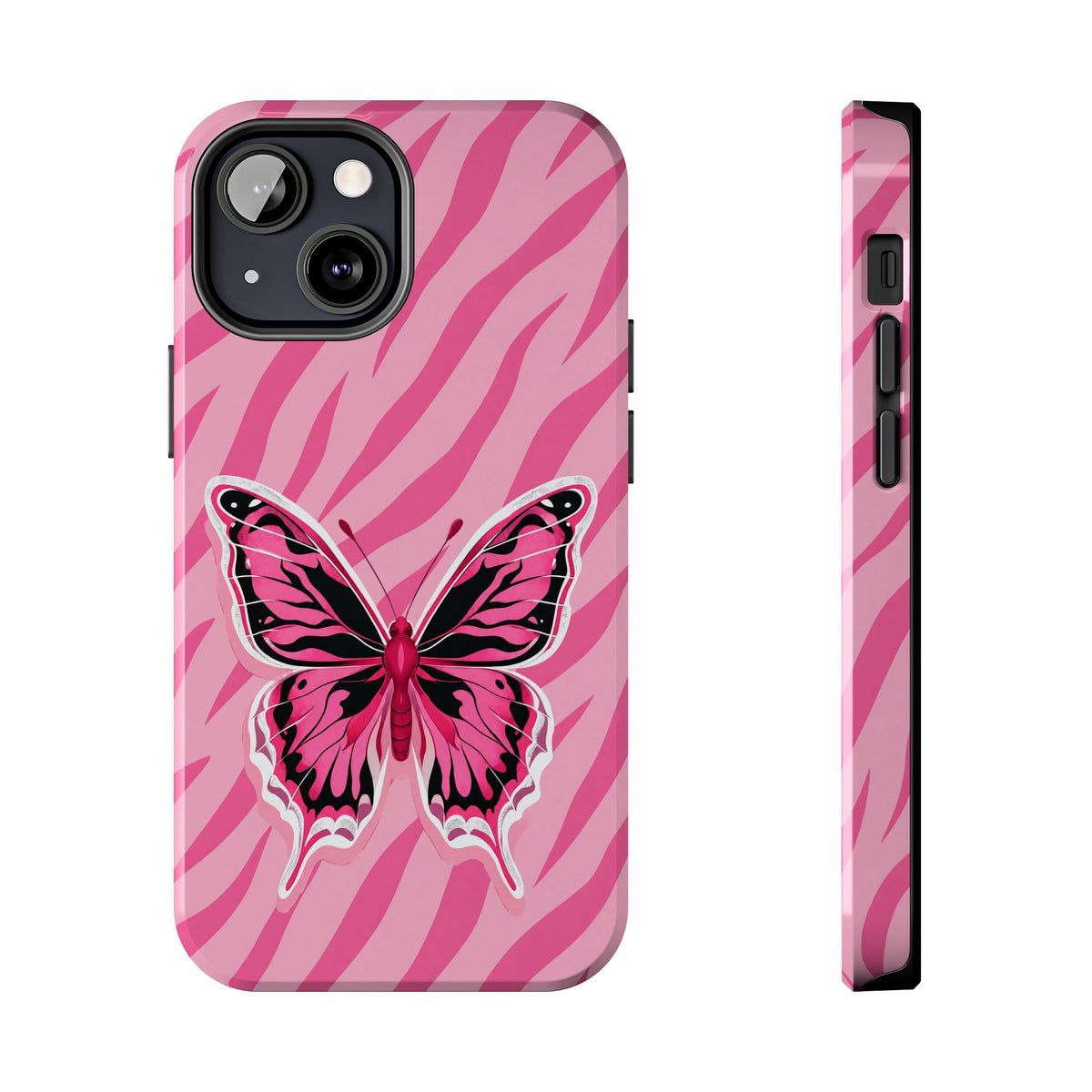 Pink Butterfly - Tough Phone Case