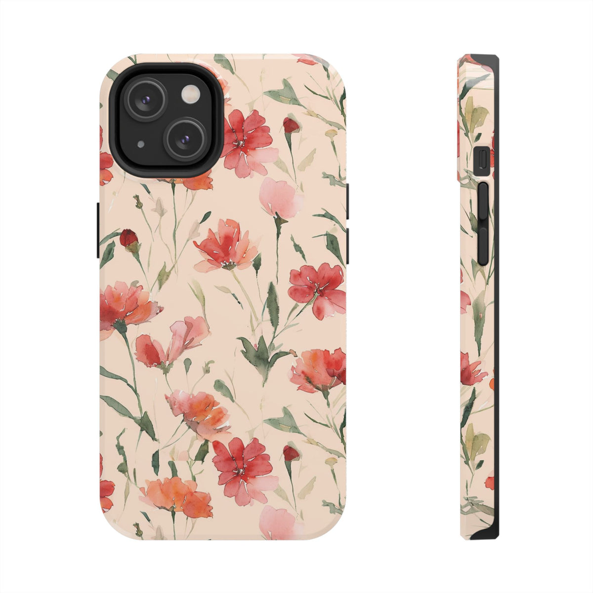 Floral Watercolor — Tough Phone Case