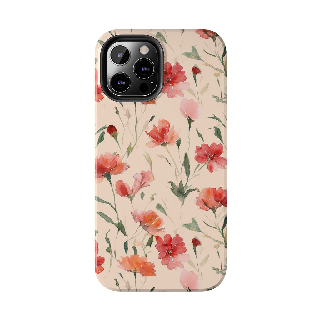 Floral Watercolor — Tough Phone Case