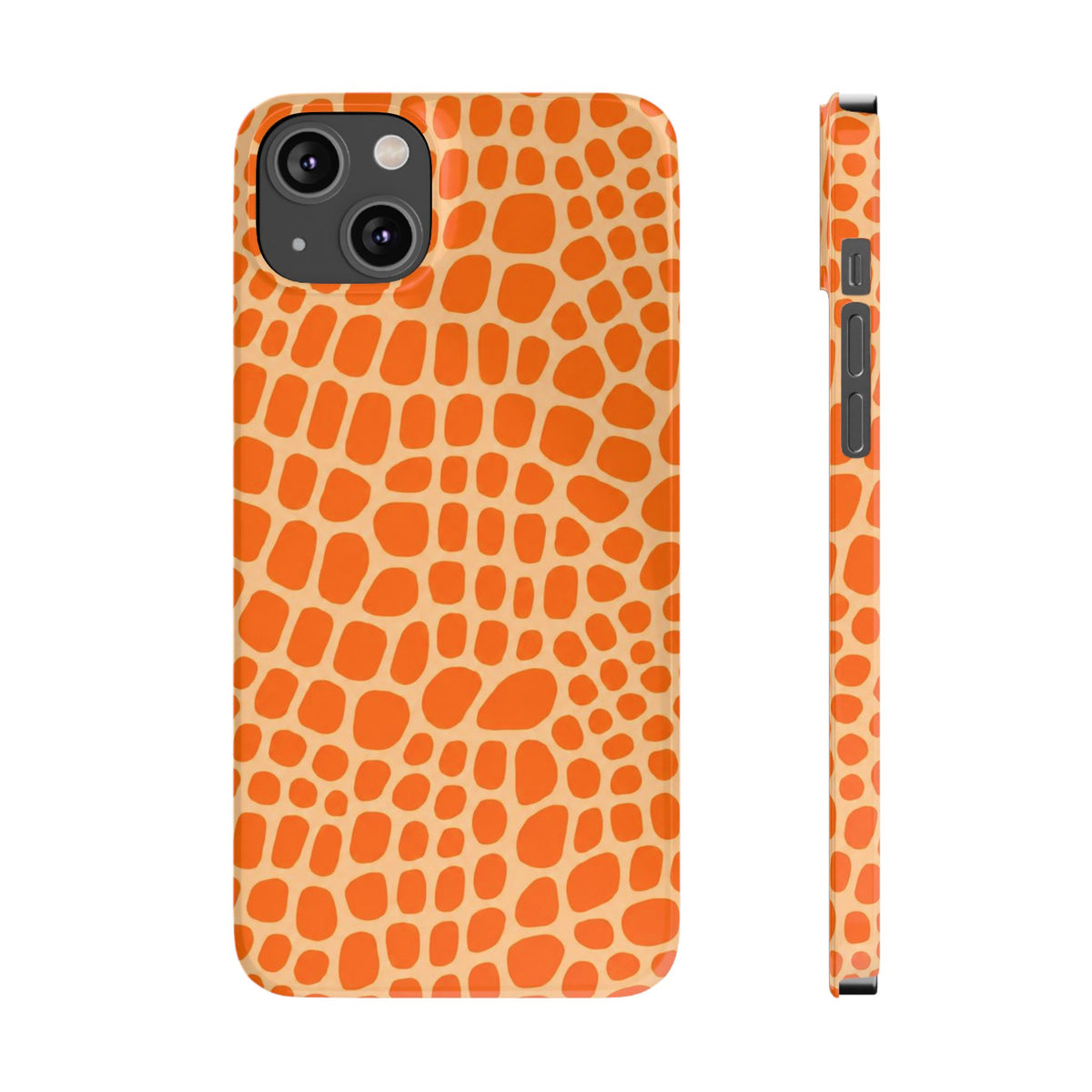 Orange Gator— Slim iphone Case