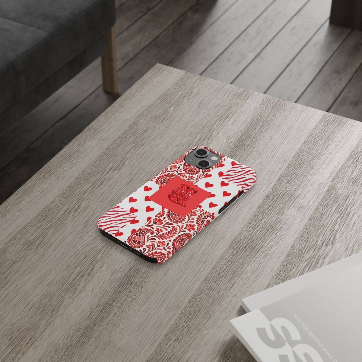 Red Boot Multi Pattern— Slim iPhone Case