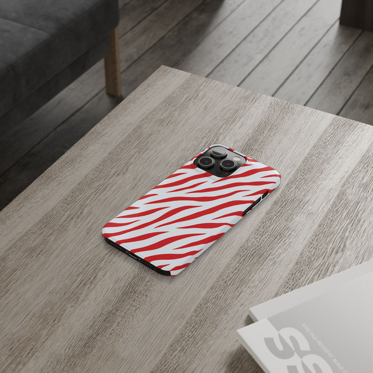 Red Zebra — Slim iphone Case