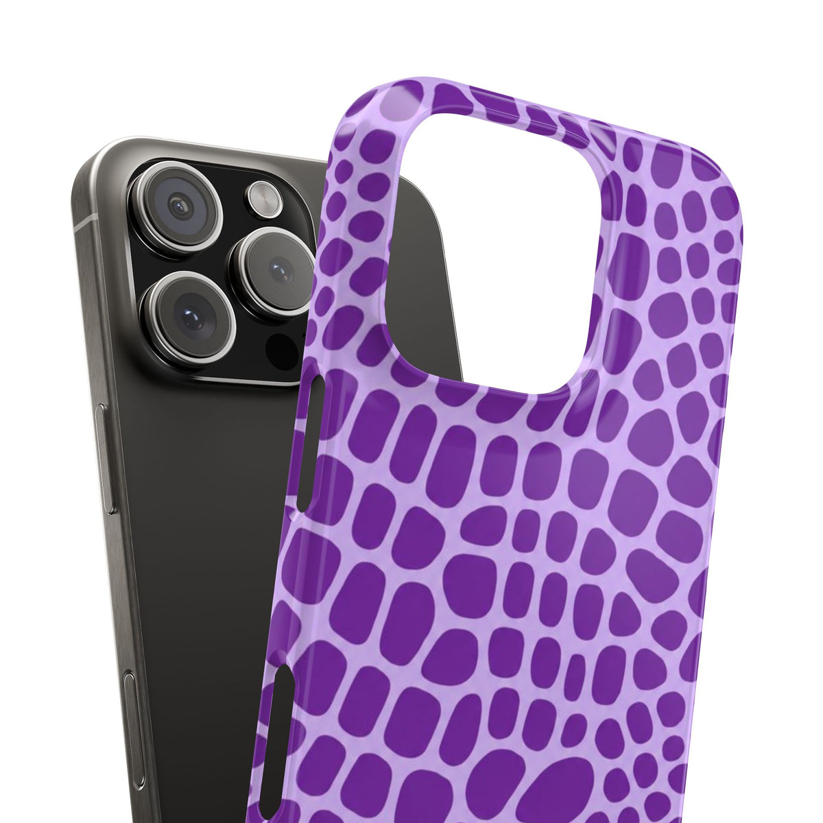 Purple Gator - Slim iphone Case