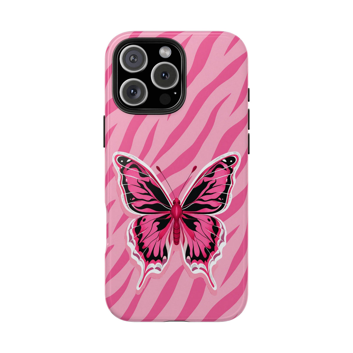 Pink Butterfly - Tough Phone Case