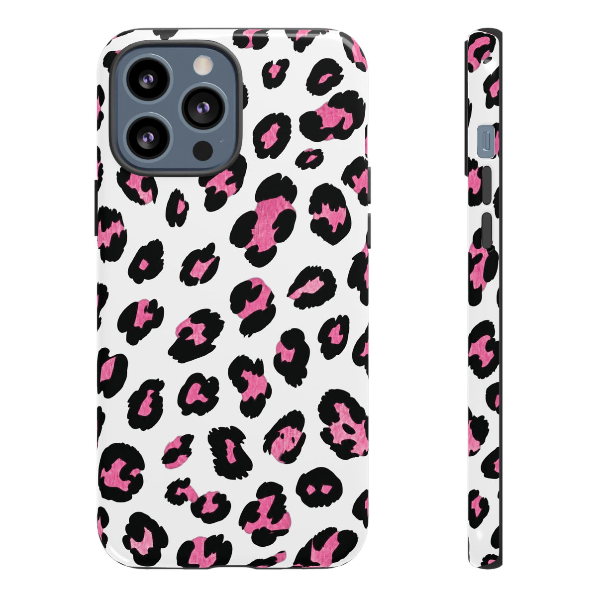 Pink Leopard Print Phone Case — Tough iphone Case