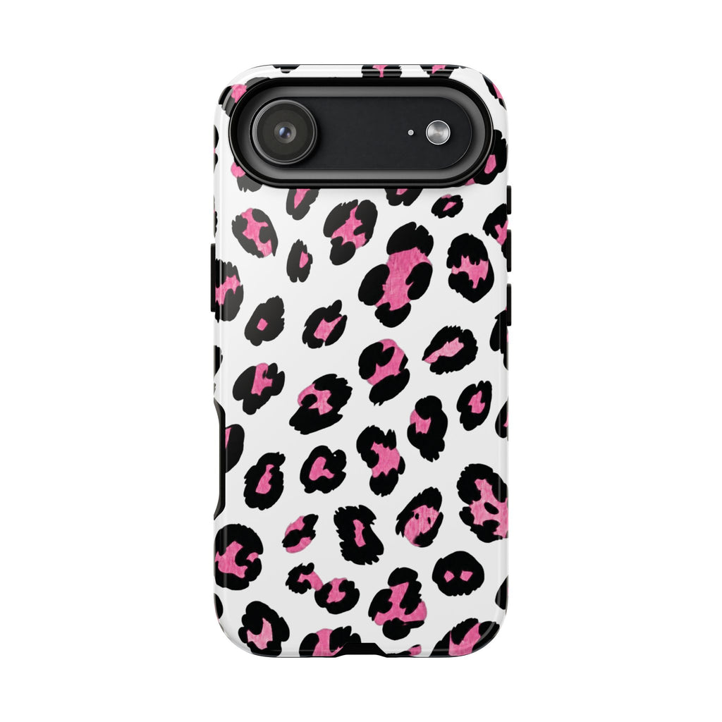 Pink Leopard Print Phone Case — Tough iphone Case