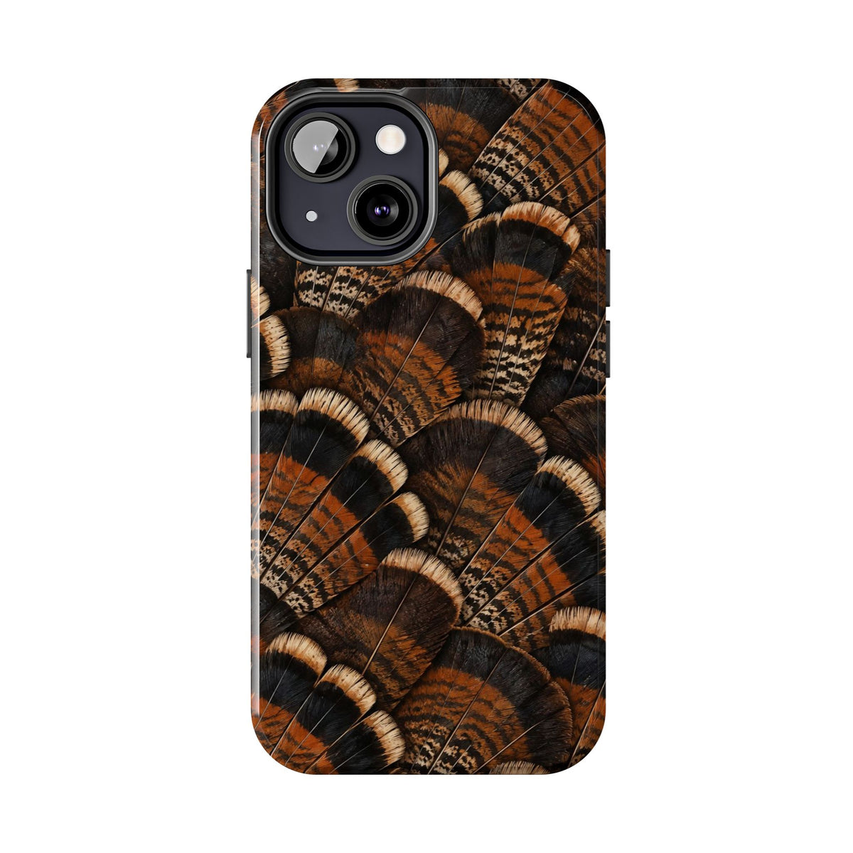 Rustic Turkey Feather Pattern - Tough Phone Case