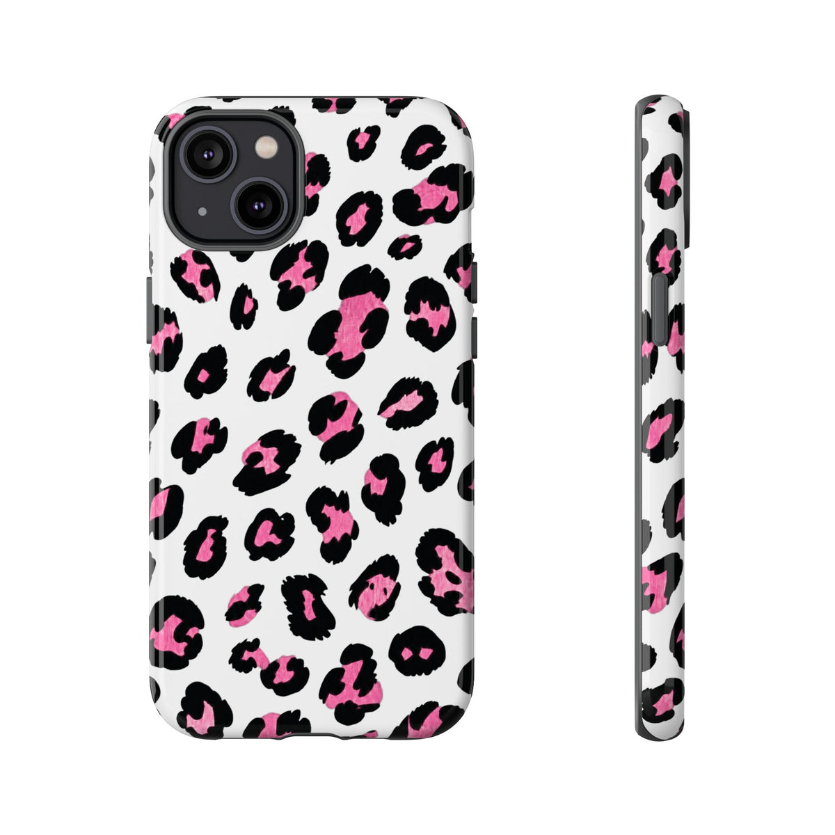 Pink Leopard Print Phone Case — Tough iphone Case