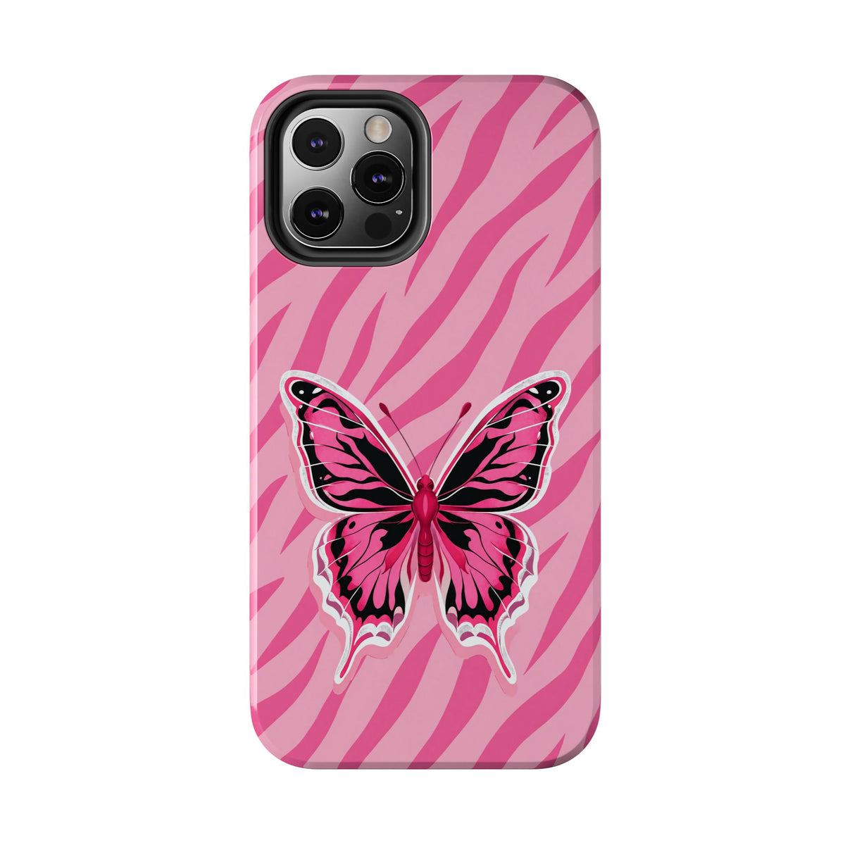 Pink Butterfly - Tough Phone Case