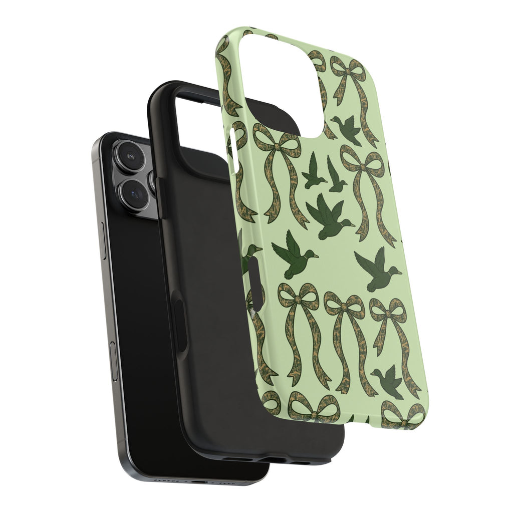 Duck "Cam-bow" - Tough Phone Case (Green)