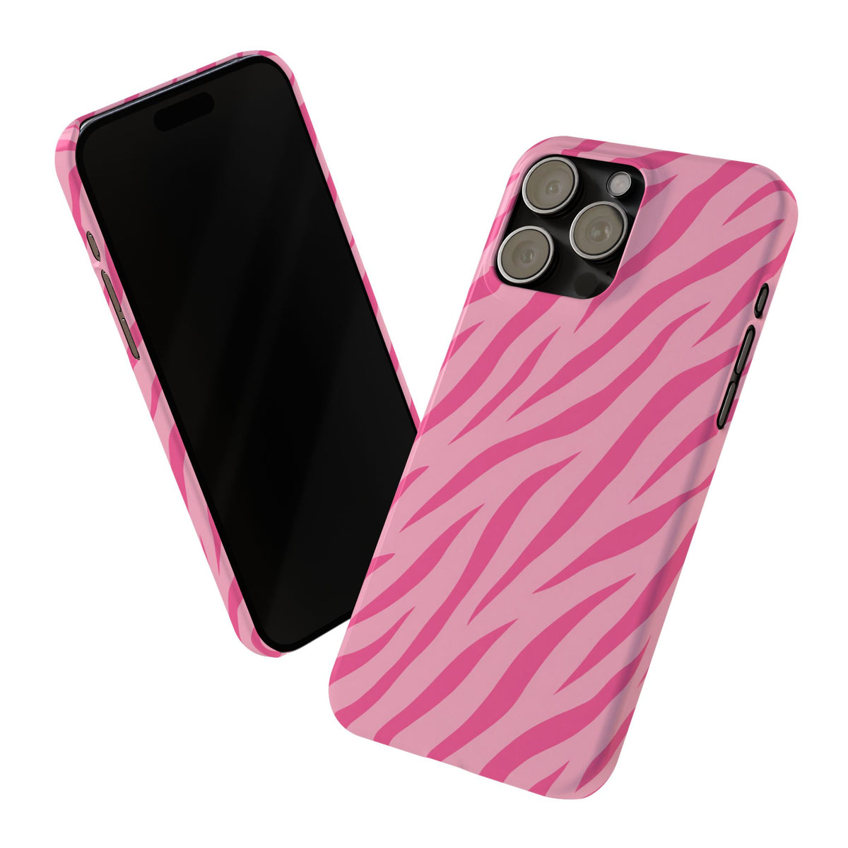 Pink Zebra— Slim iphone Case