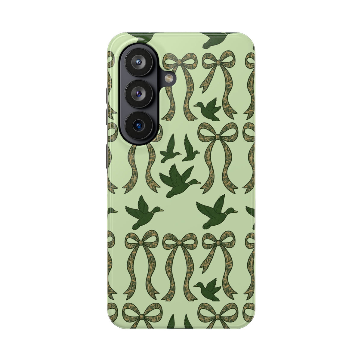 Duck "Cam-bow" - Tough Phone Case (Green)