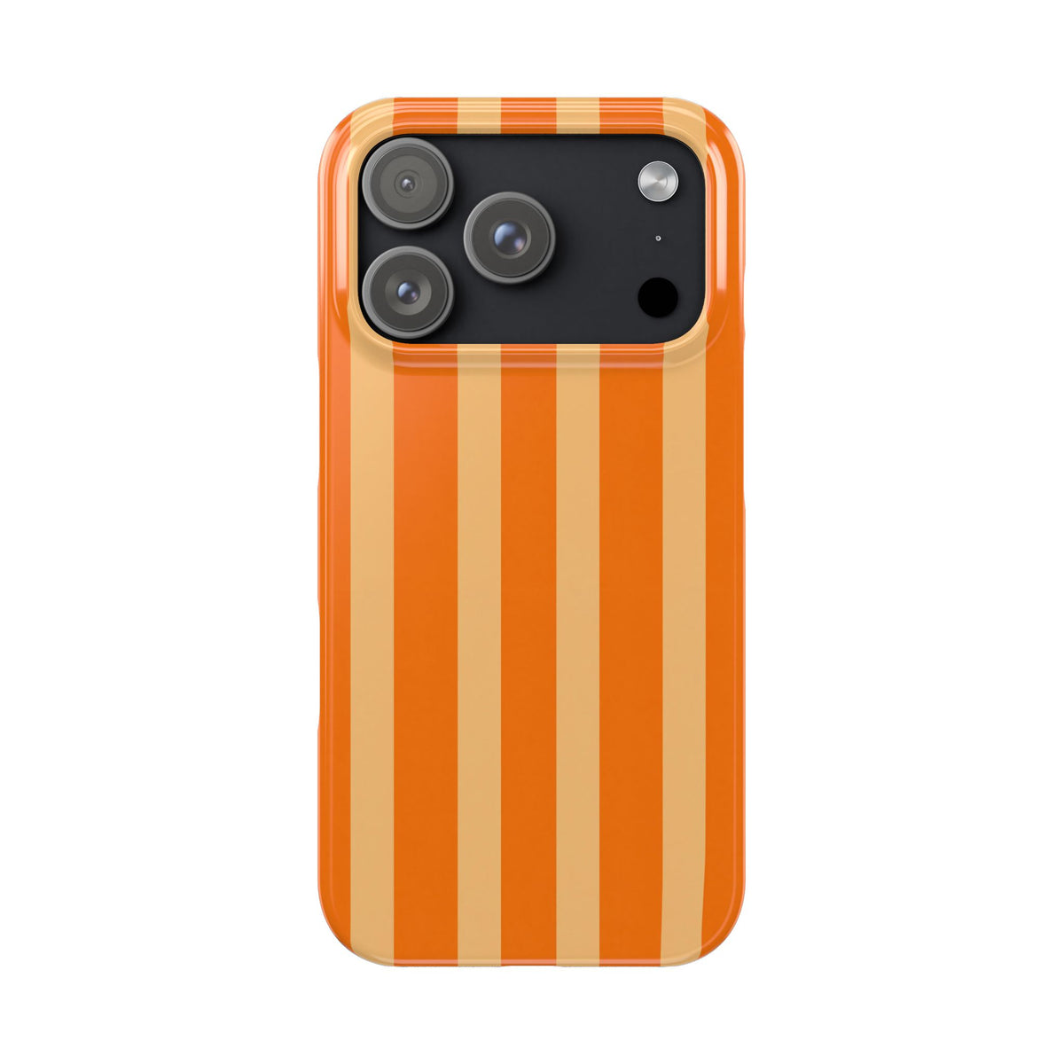 Retro Orange Stripes - Slim iphone Case