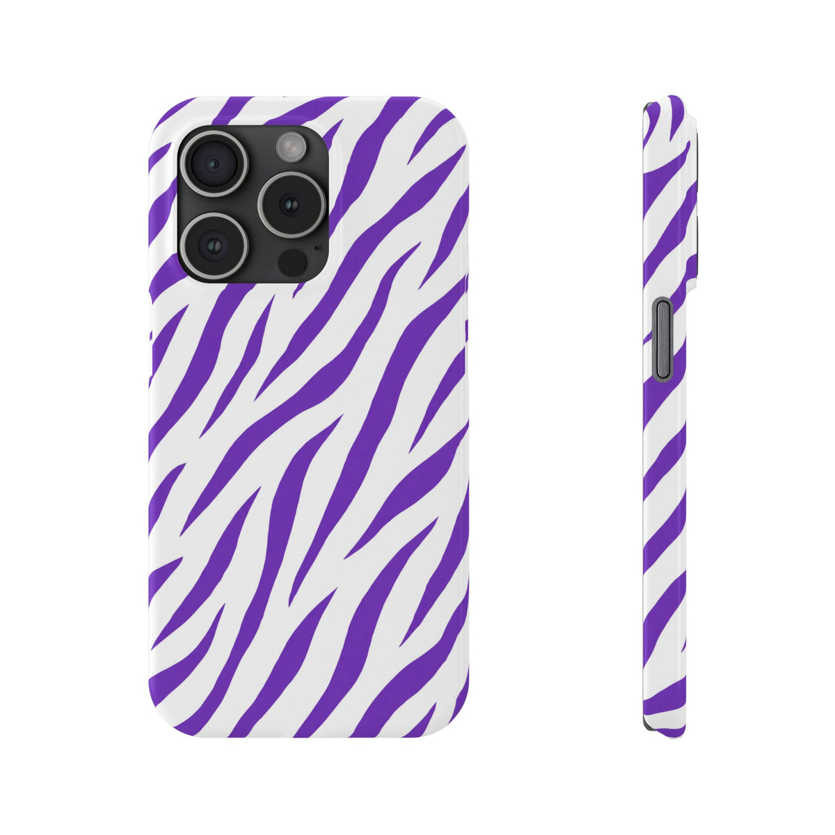 Purple Zebra  — Slim iphone Case