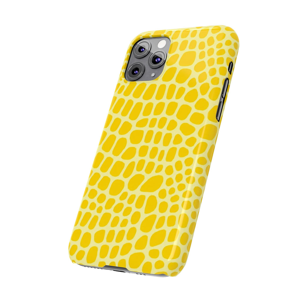 Yellow Gator — Slim iphone Case
