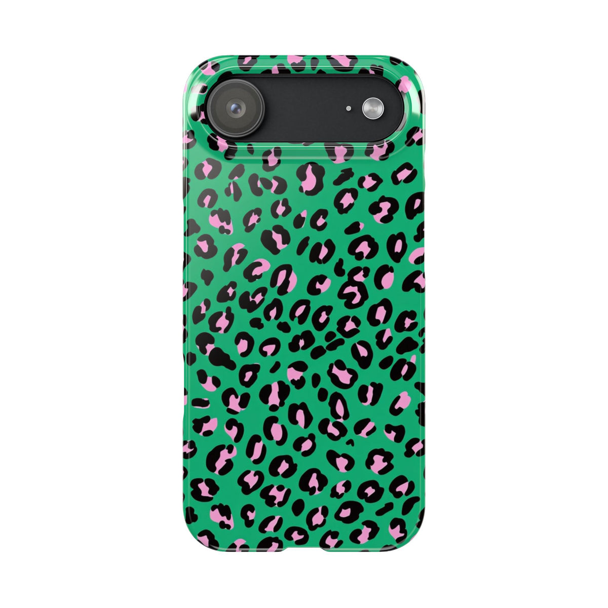 Green & Pink Leopard — Slim iphone Case