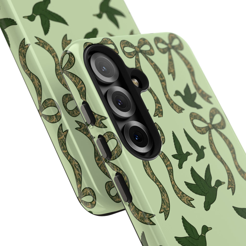 Duck "Cam-bow" - Tough Phone Case (Green)