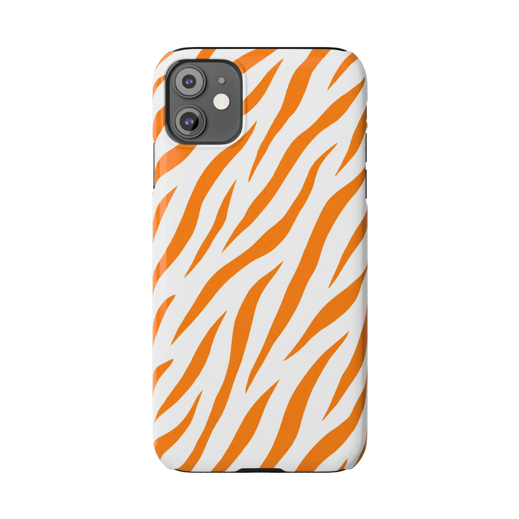 Orange Zebra— Slim iphone Case