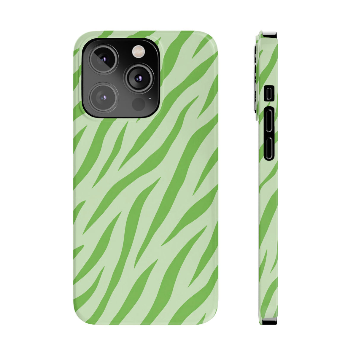 Green Zebra — Slim iphone Case