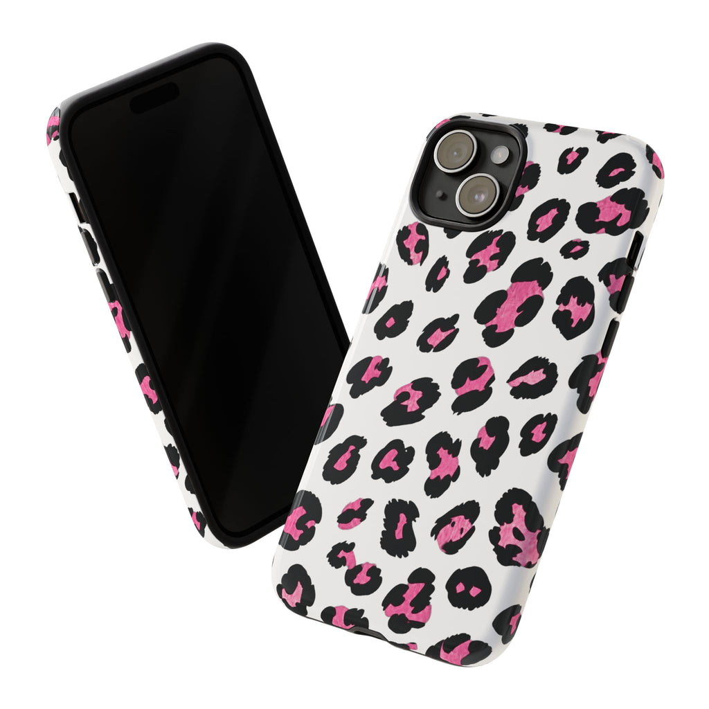 Pink Leopard Print Phone Case — Tough iphone Case