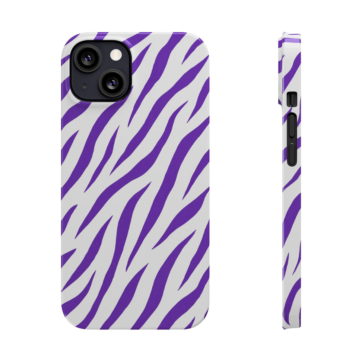 Purple Zebra  — Slim iphone Case