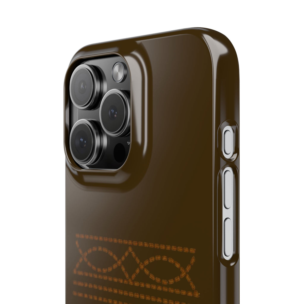 Brown Boot Stitch  — Slim Protective iPhone Cover