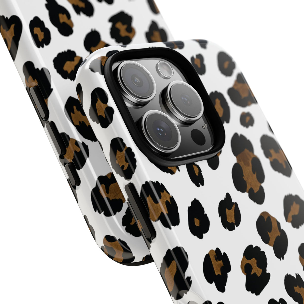 White Classic Leopard — Tough iphone case