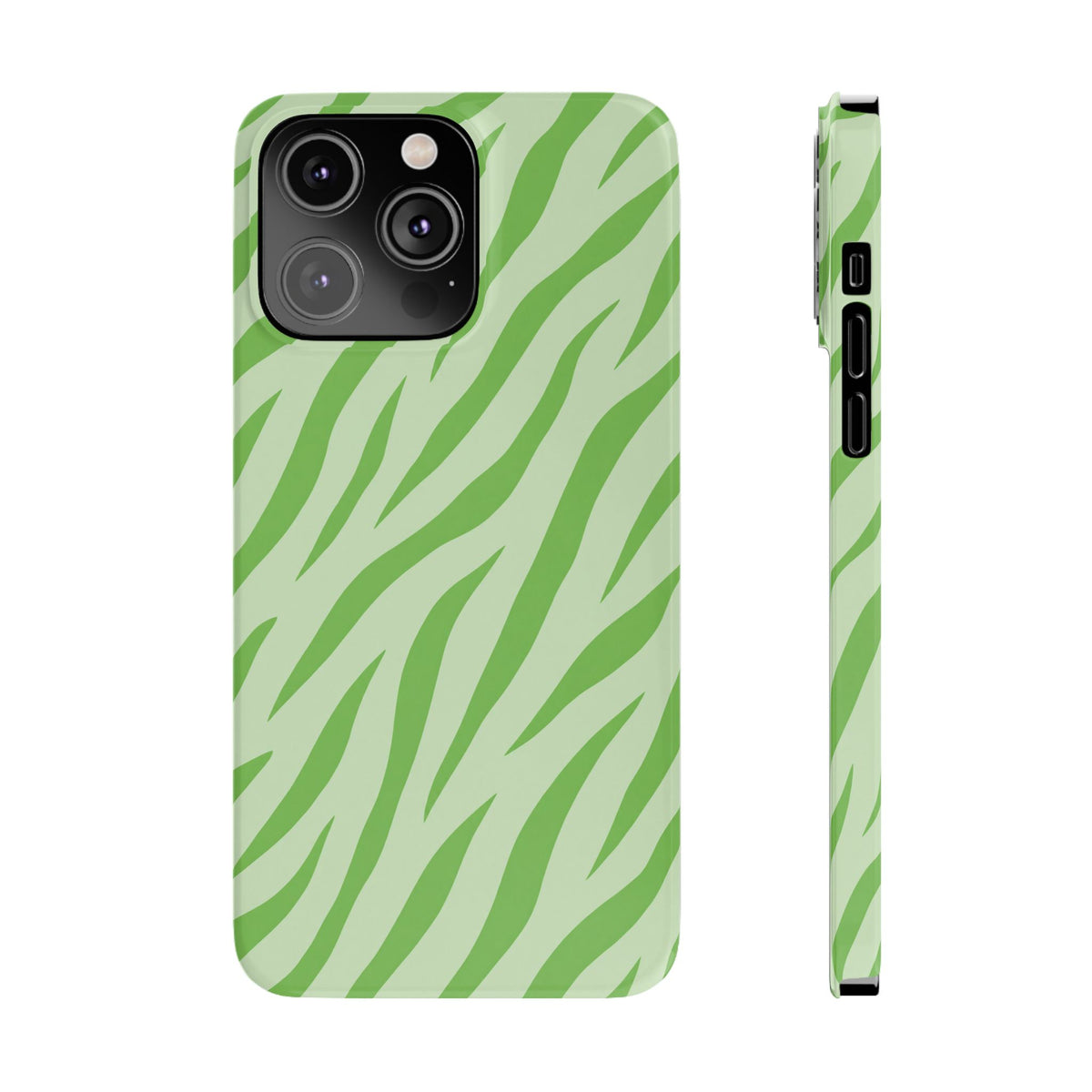 Green Zebra — Slim iphone Case