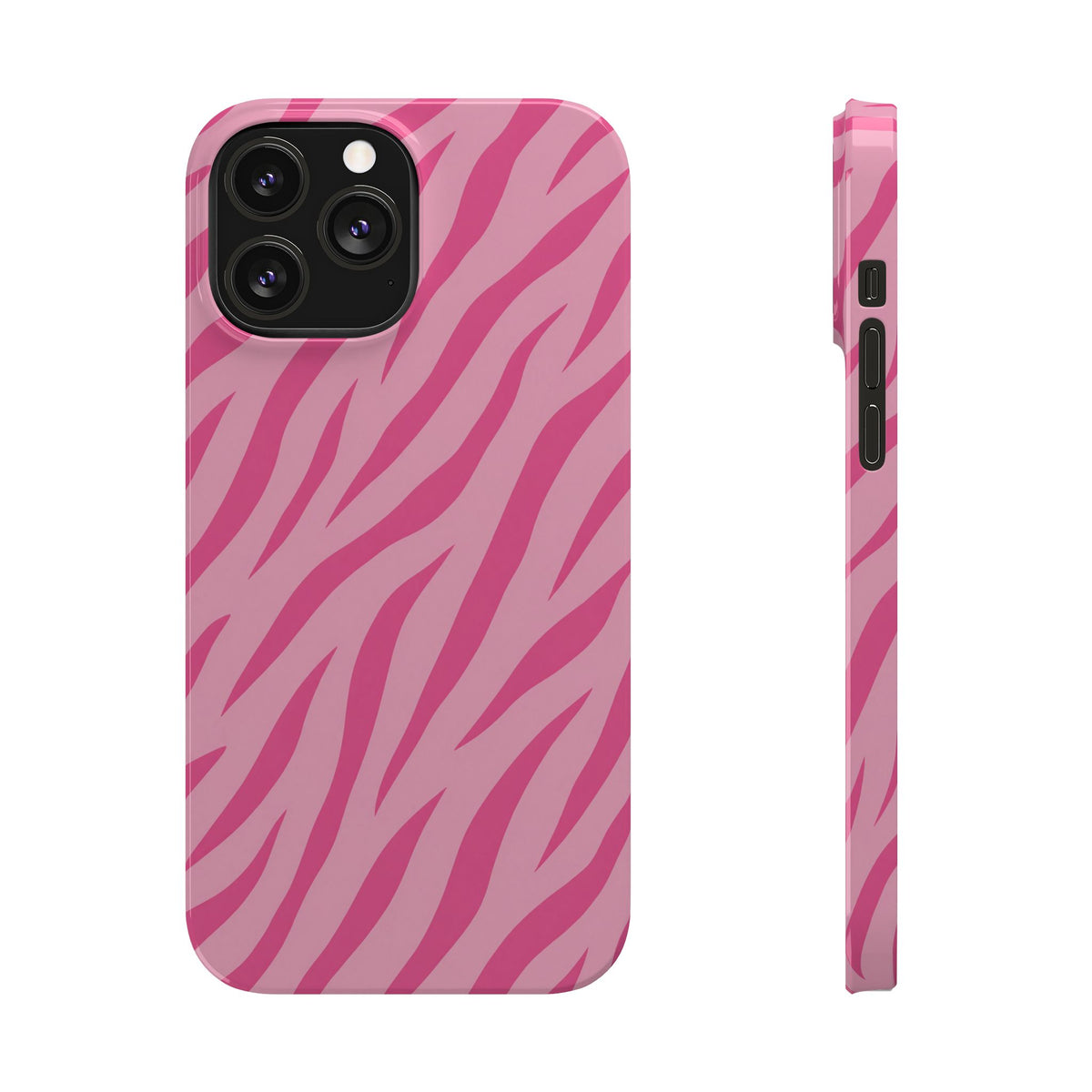 Pink Zebra— Slim iphone Case