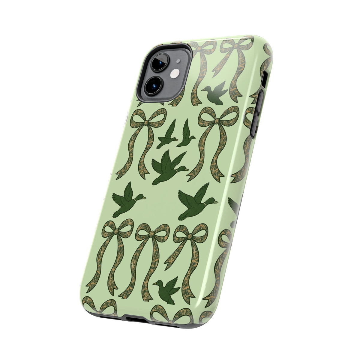 Duck "Cam-bow" - Tough Phone Case (Green)