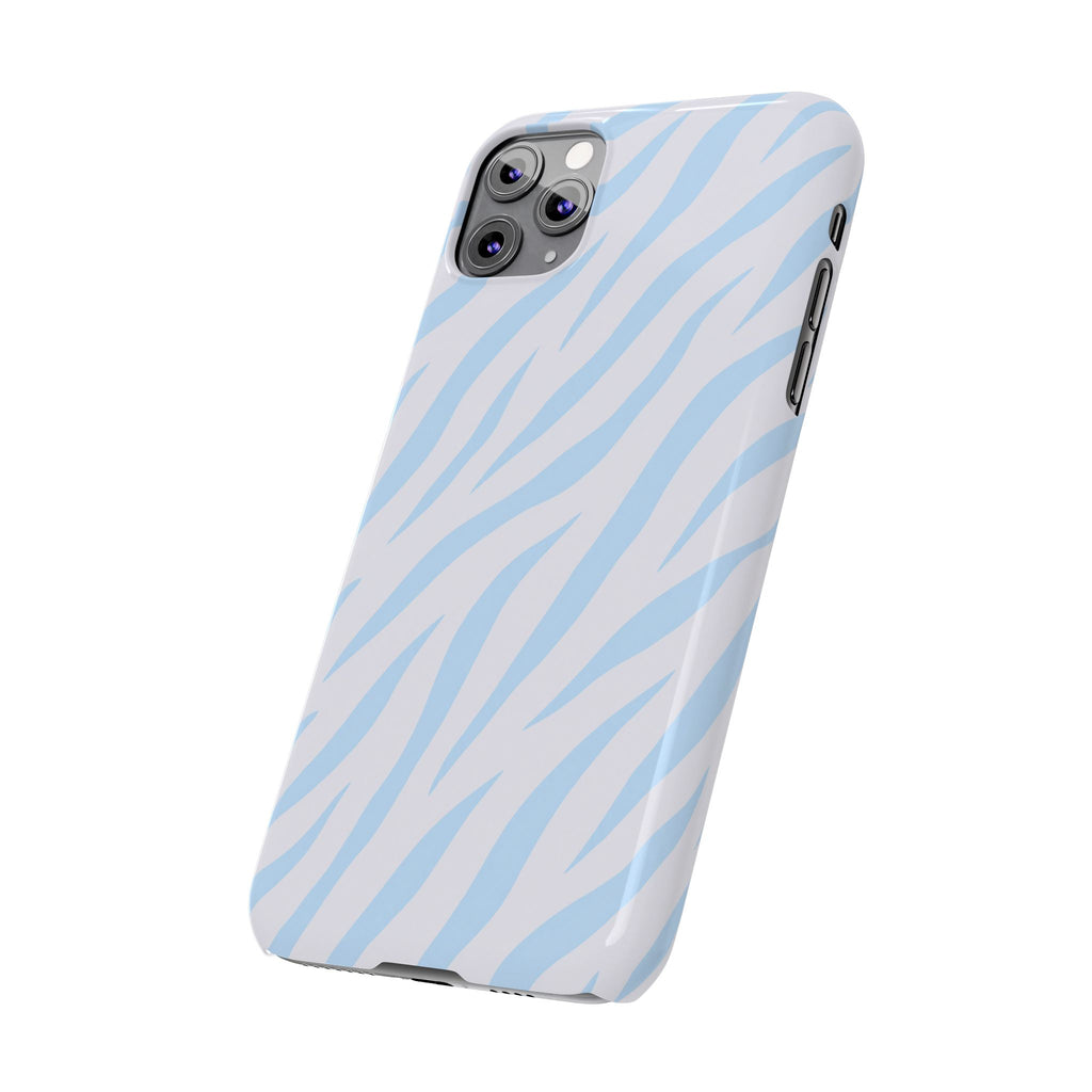 Blue Zebra - Slim iphone Case