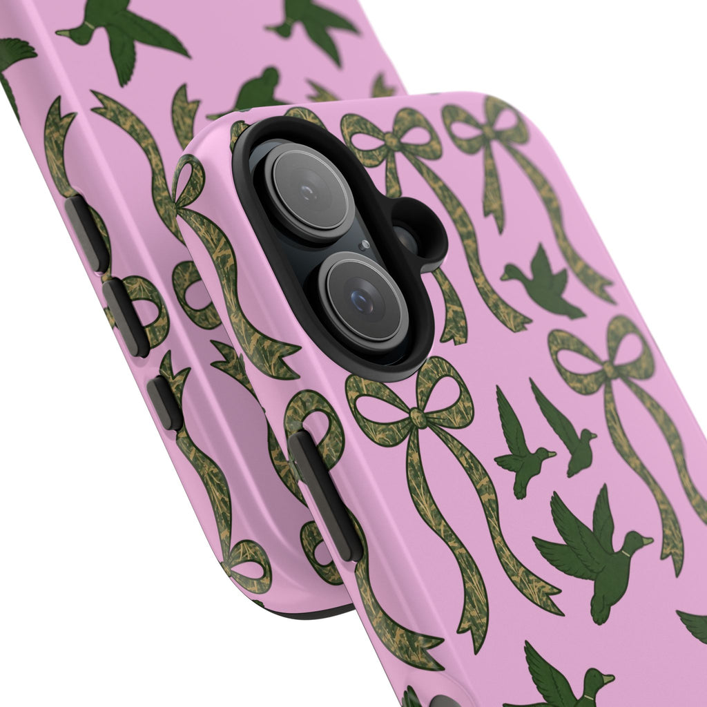 Duck "Cam-bow"— Tough Phone Case (Pink)
