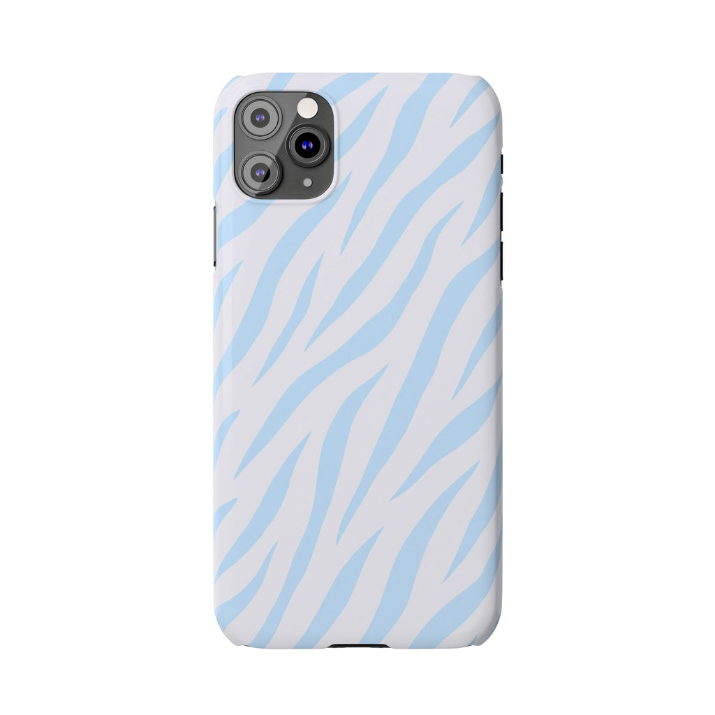 Blue Zebra - Slim iphone Case
