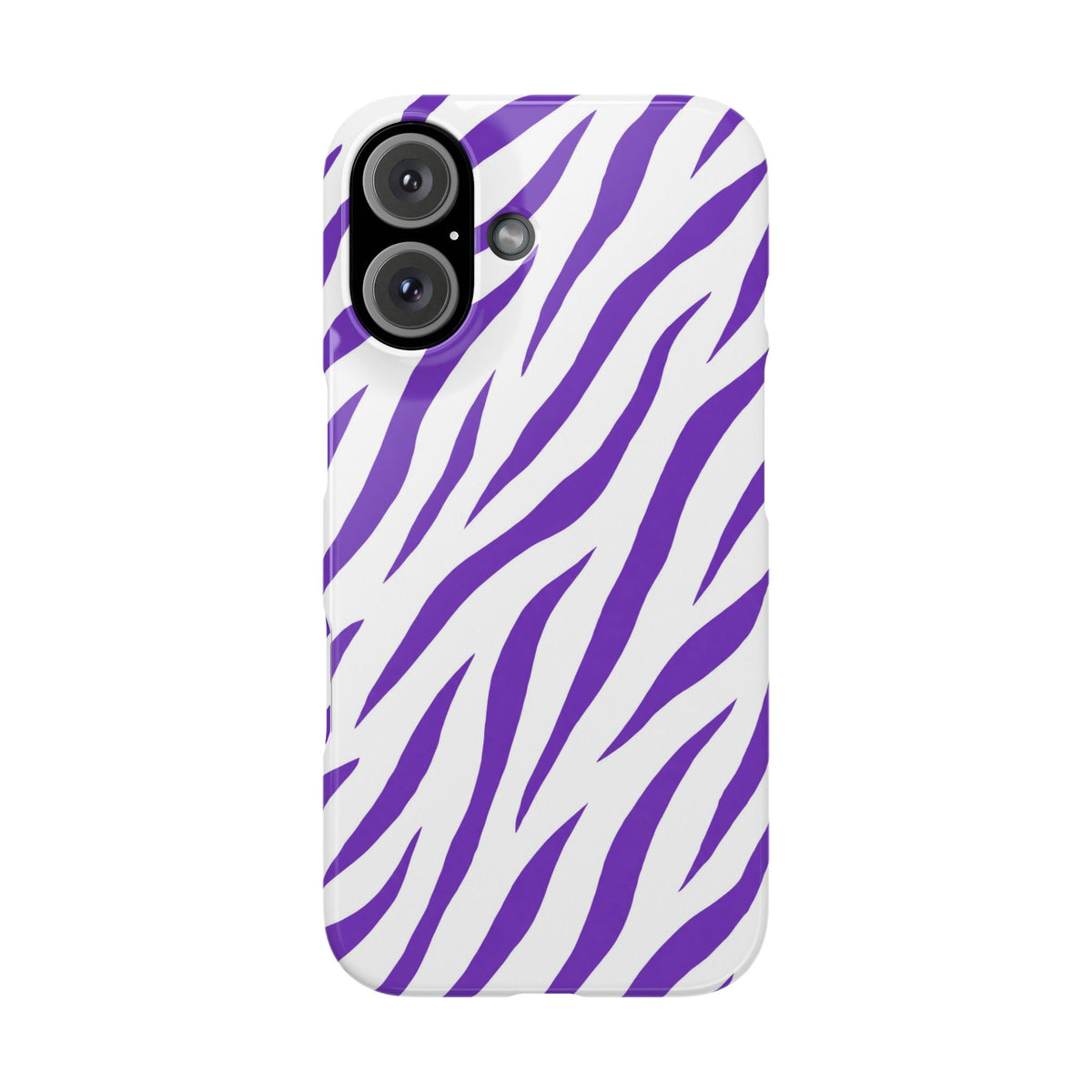 Purple Zebra  — Slim iphone Case