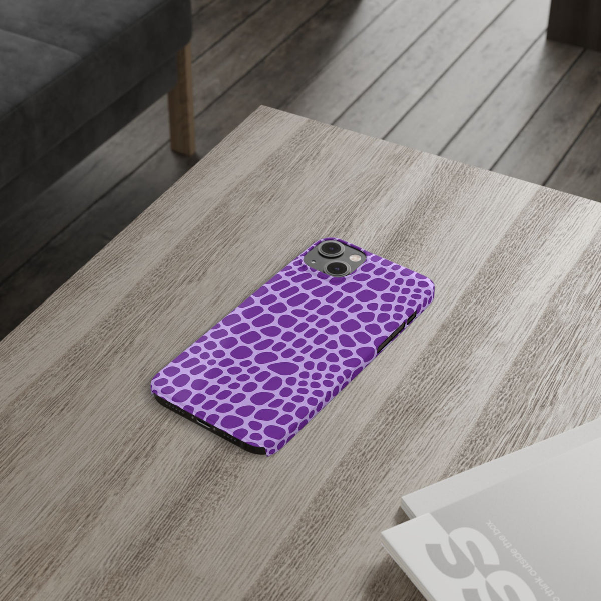Purple Gator - Slim iphone Case